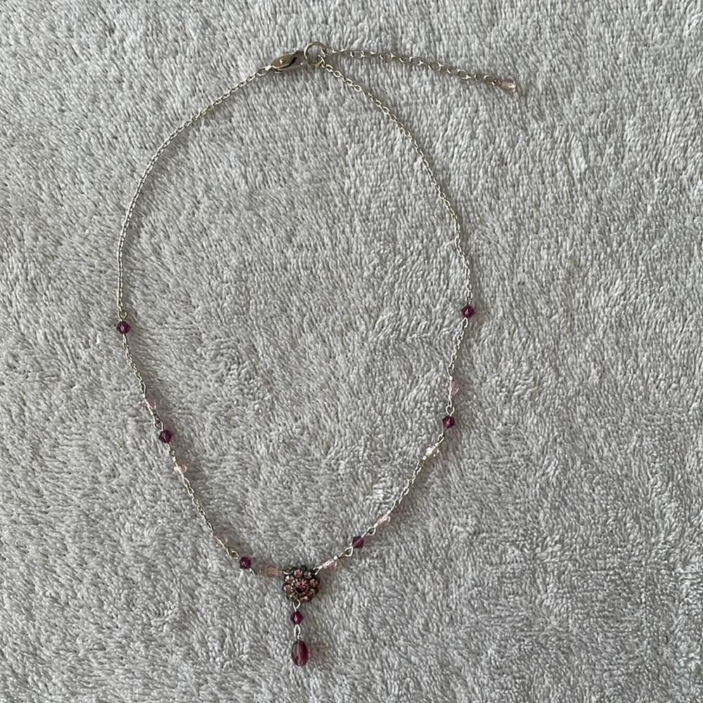 Purple gem Necklace.